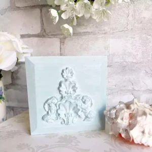 Beach Cottage Mermaid & Seashell Wood Shelf Sitter