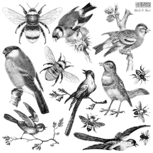 Birds & Bees Decor Stamp