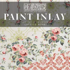 Lattice Rose Paint Inlay