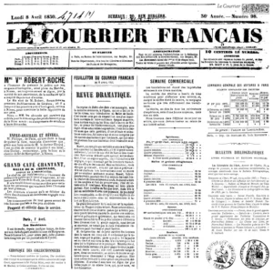 Le Courrier Decor Stamp