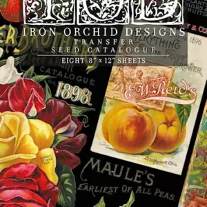 Seed Catalogue Decor Transfer