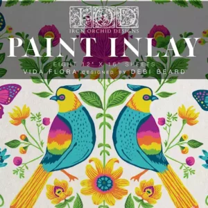 Vida Flora Paint Inlay Designed by Debi Beard