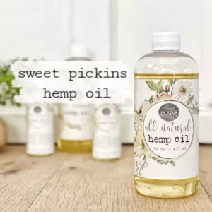 Pure Hemp Oil by Sweet Pickins